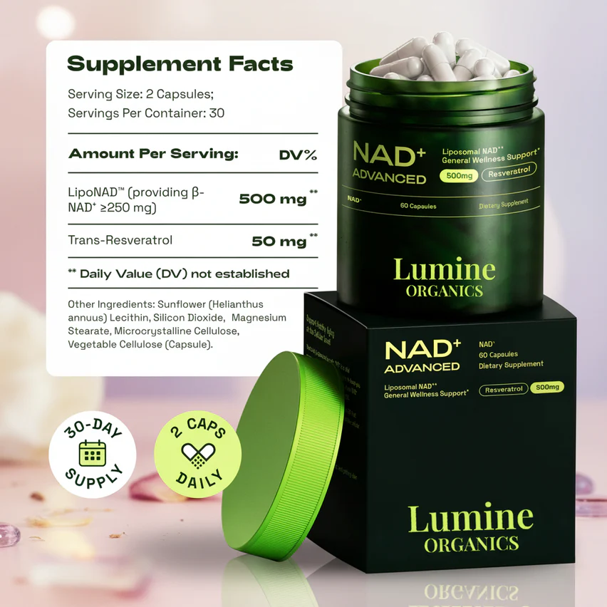 NAD+ Advanced - Anti Aging Support Capsules