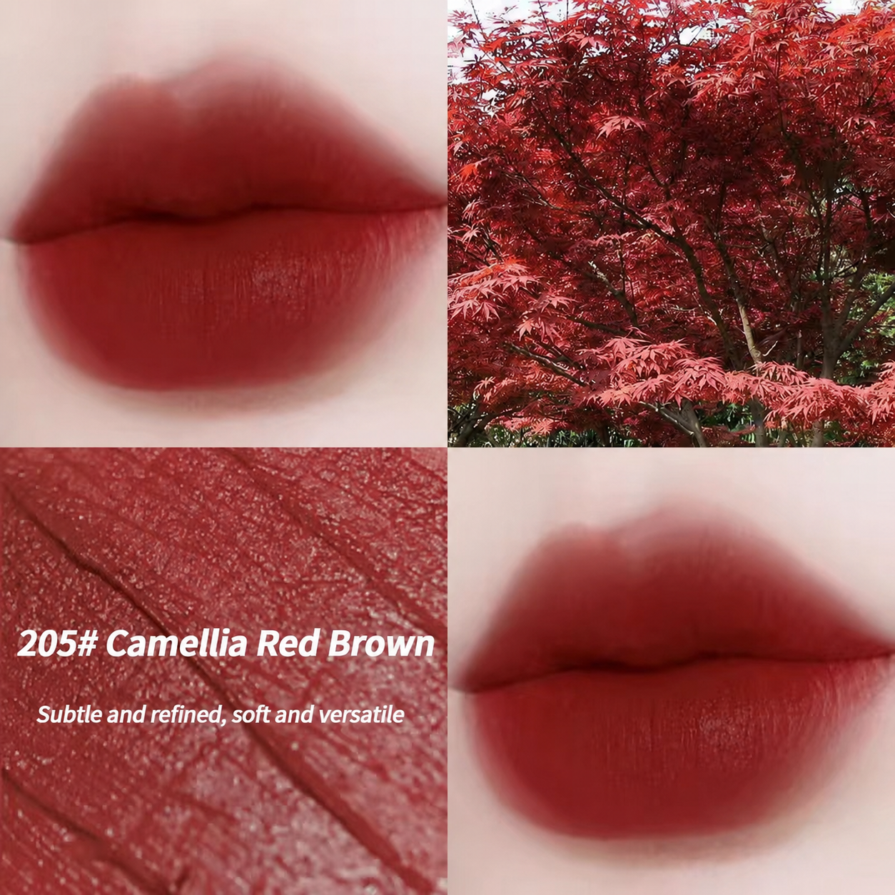 Houndstooth Matte Lip Mud Long-lasting and non-drying for a soft matte lip look