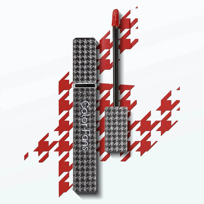 Houndstooth Matte Lip Mud Long-lasting and non-drying for a soft matte lip look